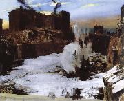 George Bellows pennsylvania station excavation Sweden oil painting artist